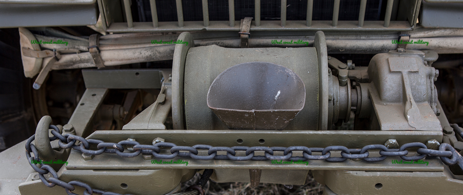 Canvas cover Winch Dodge WC - 3