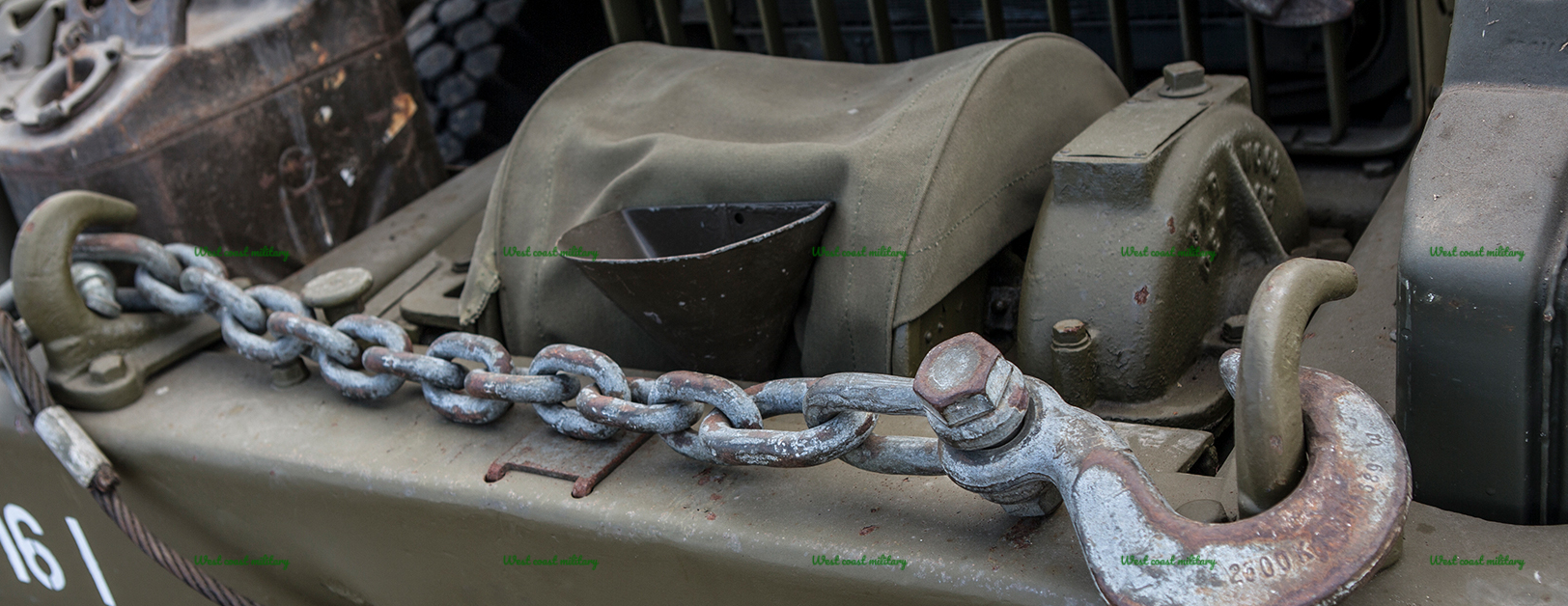 Canvas cover Winch GMC - 3