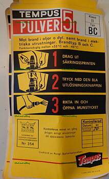 Klistermärke Tempus 5L