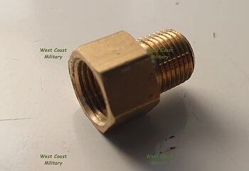 180 degrees for oil hose