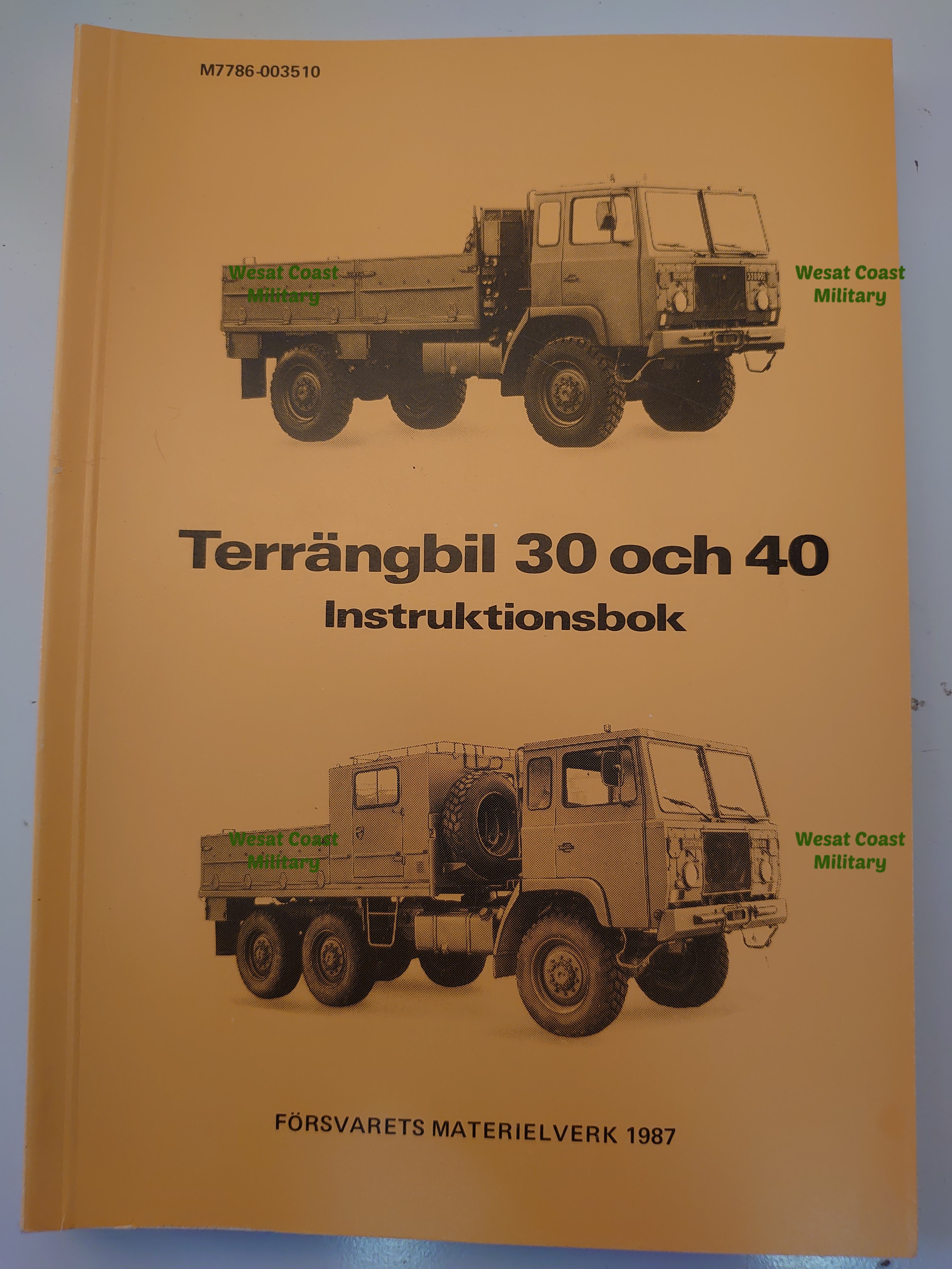 Instruktionsbok TGB30/40