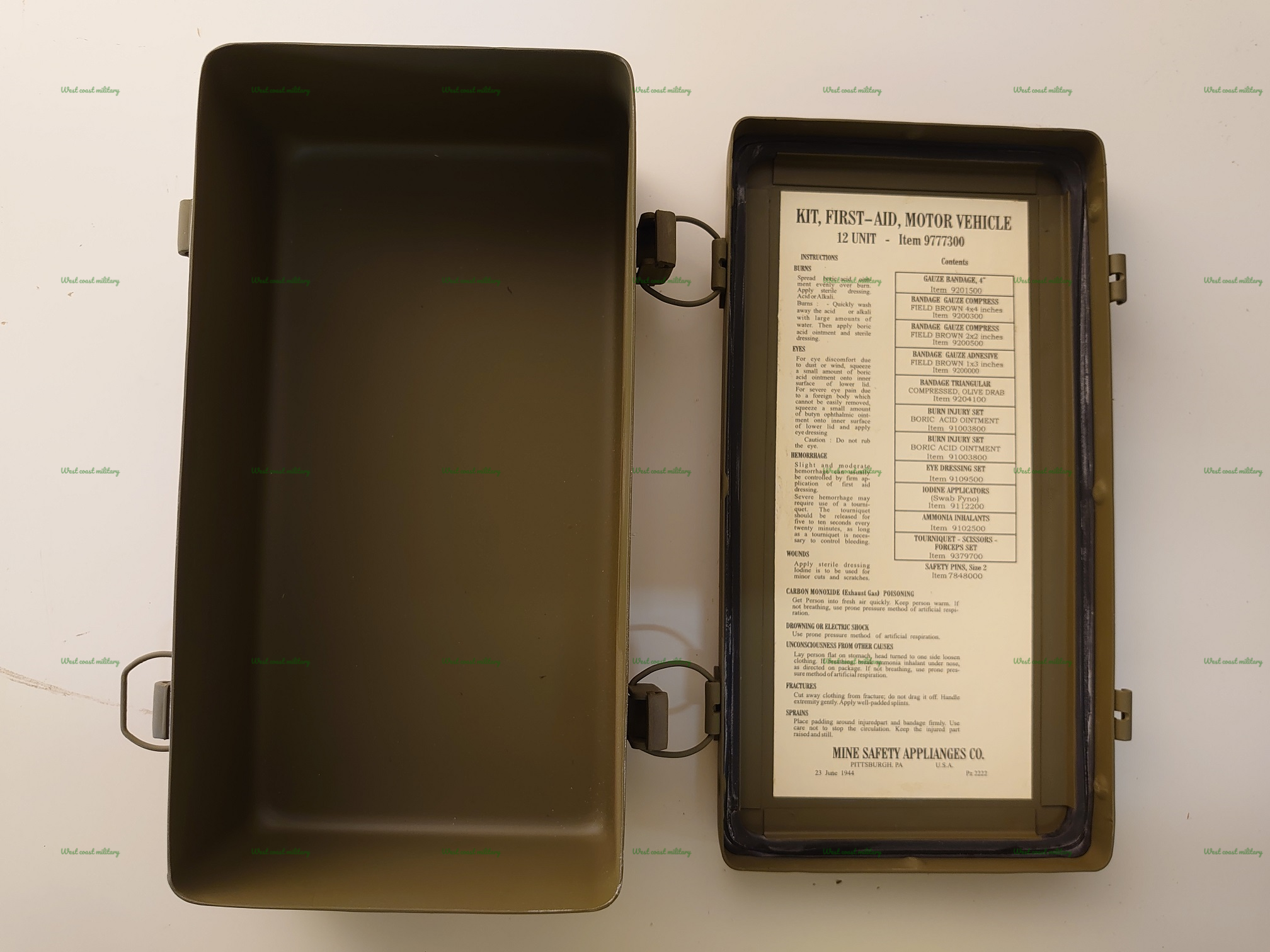 First aid box - 4