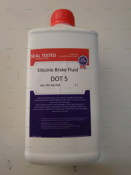 Silicone brake fluid