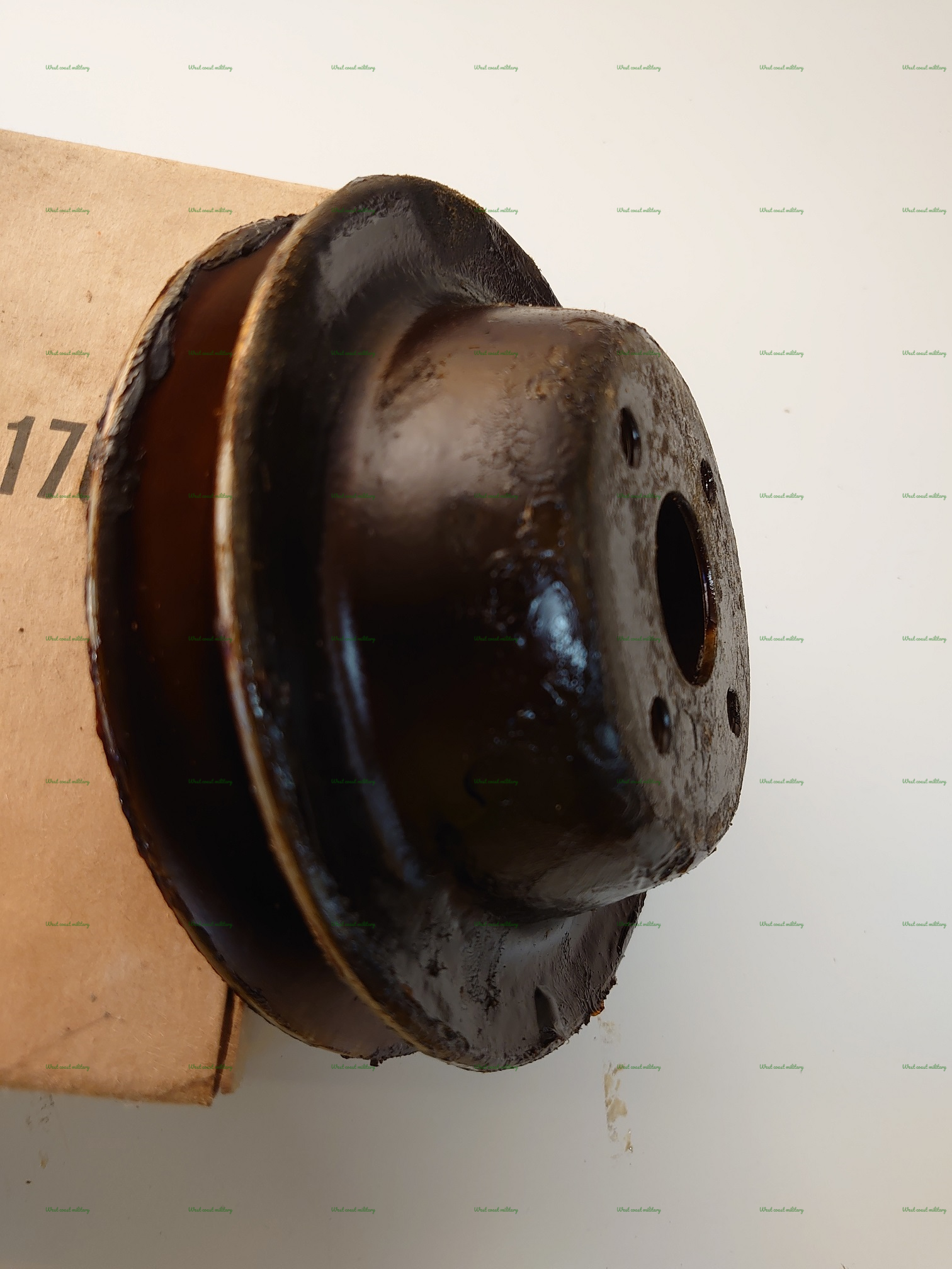 Vattenpumps remskiva