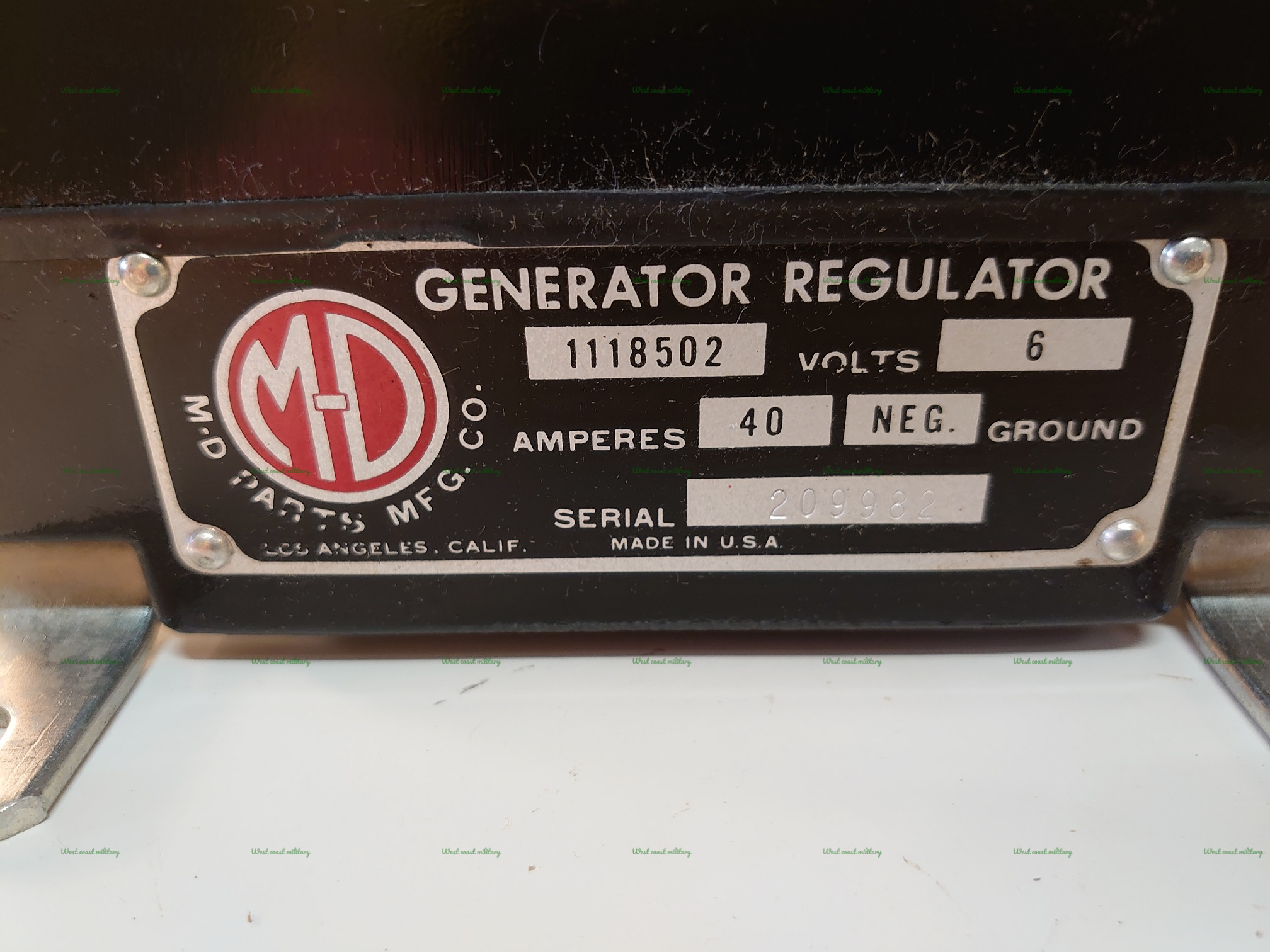 Regulator 6V GMC NOS - 3