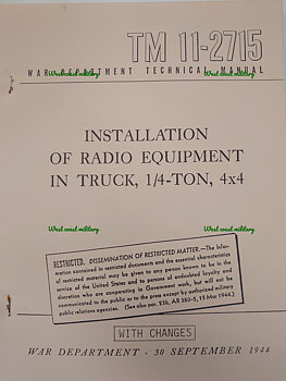 Radioinstallationshandbok för MB/GPW (G503)