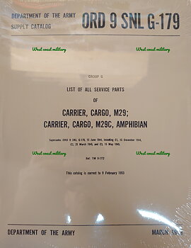 Weasel Reservdels Manual (Studebaker M29 & M29C)