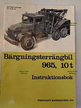Bärgningsterrängbil 965