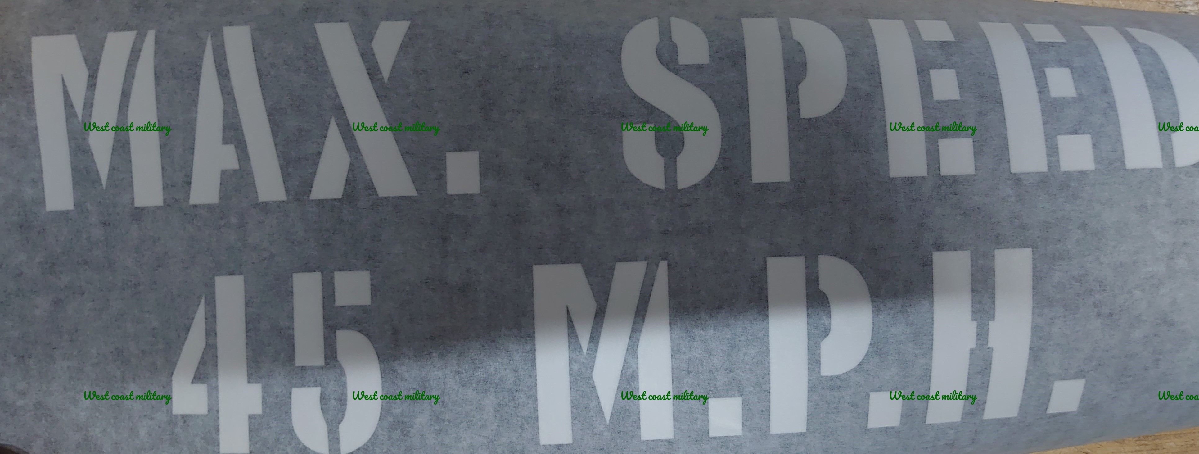 Max speed and Left hand