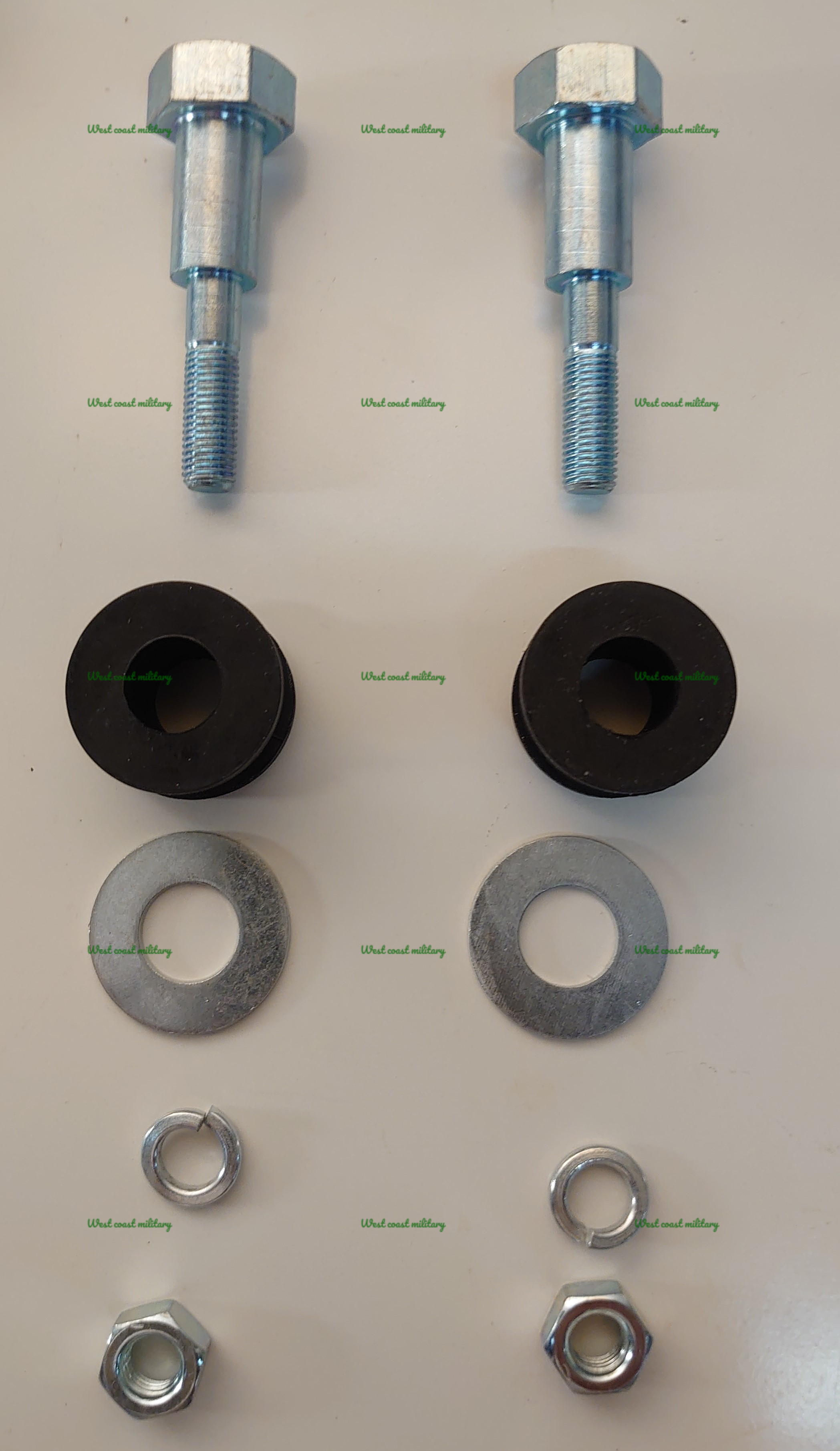 Generator bolt and insulators set - West coast military