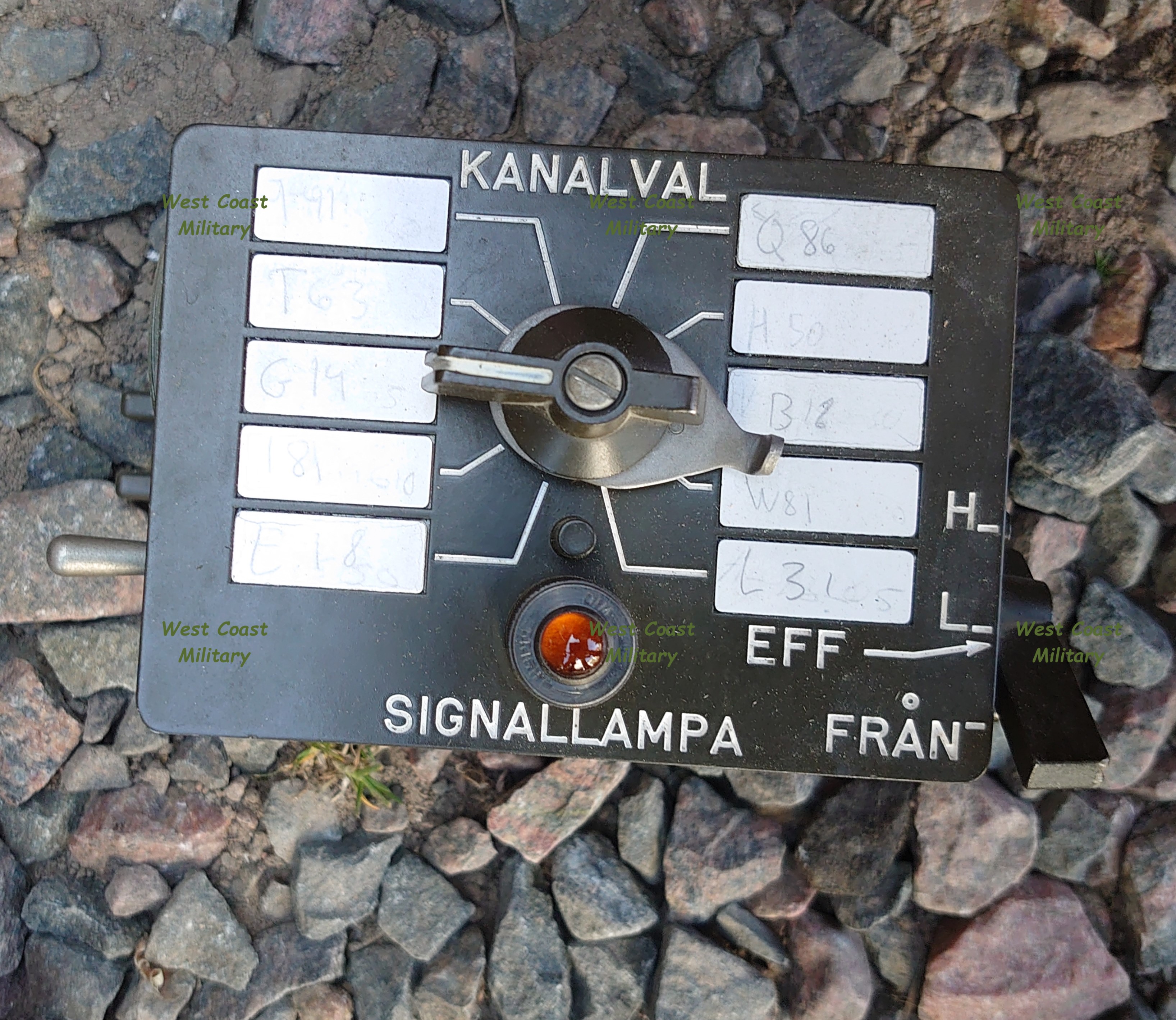 Radio box Kanalval
