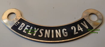 Belysning 24V sign for trailer socket