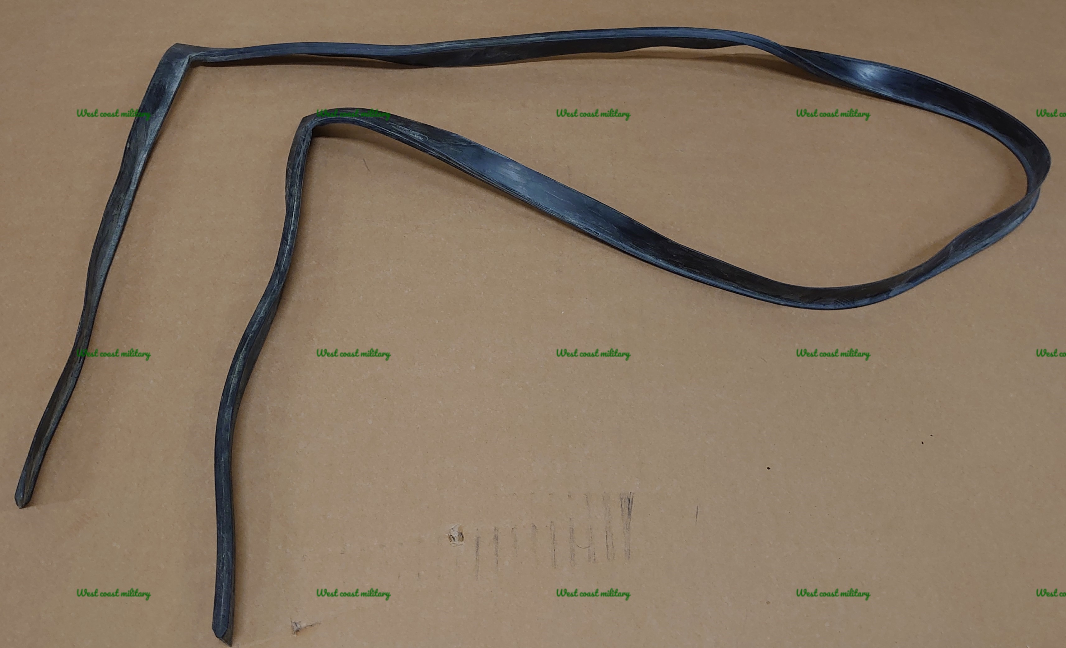 Rubber windshield