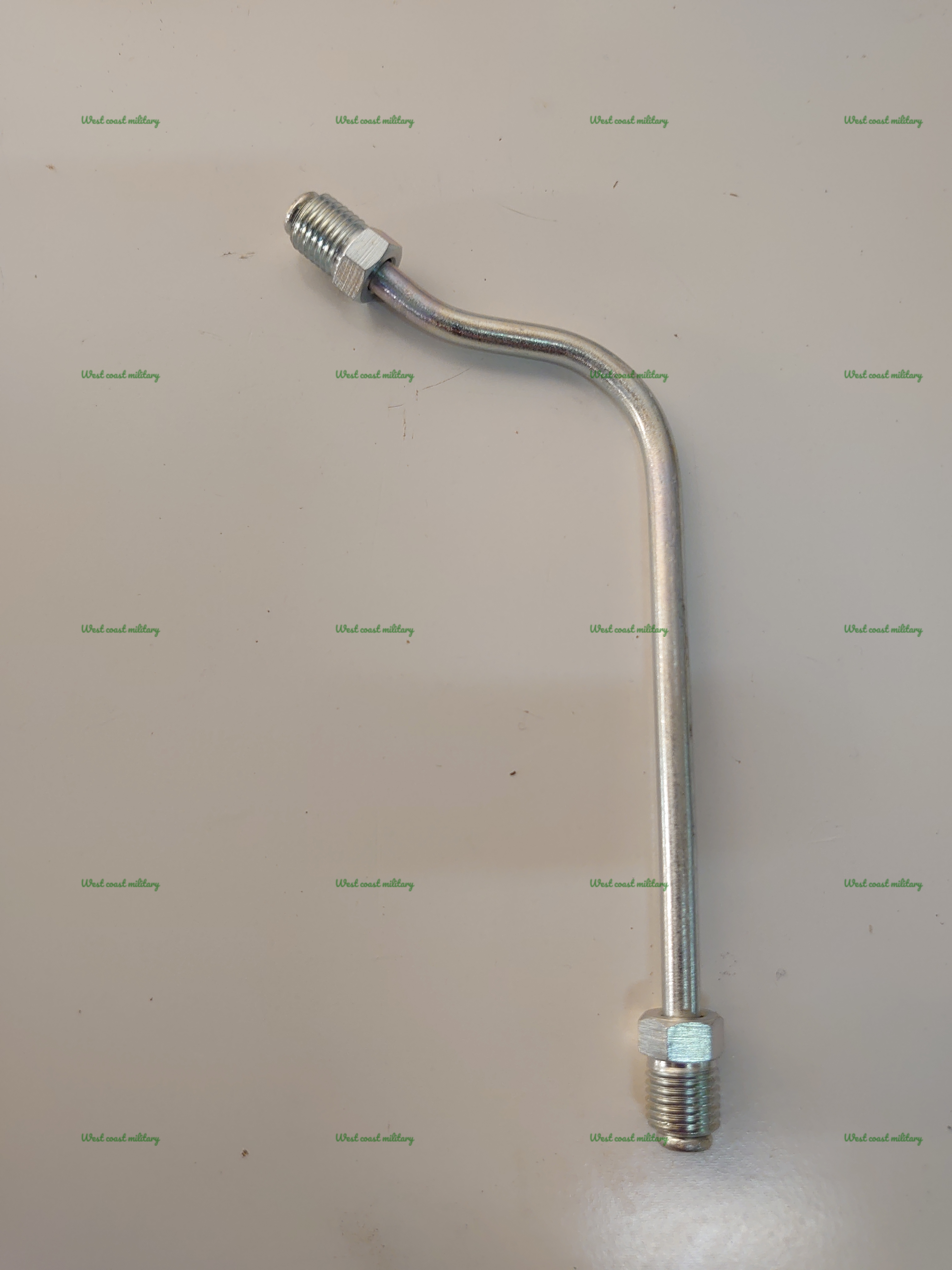 Brake line, front tee to left flexible line 