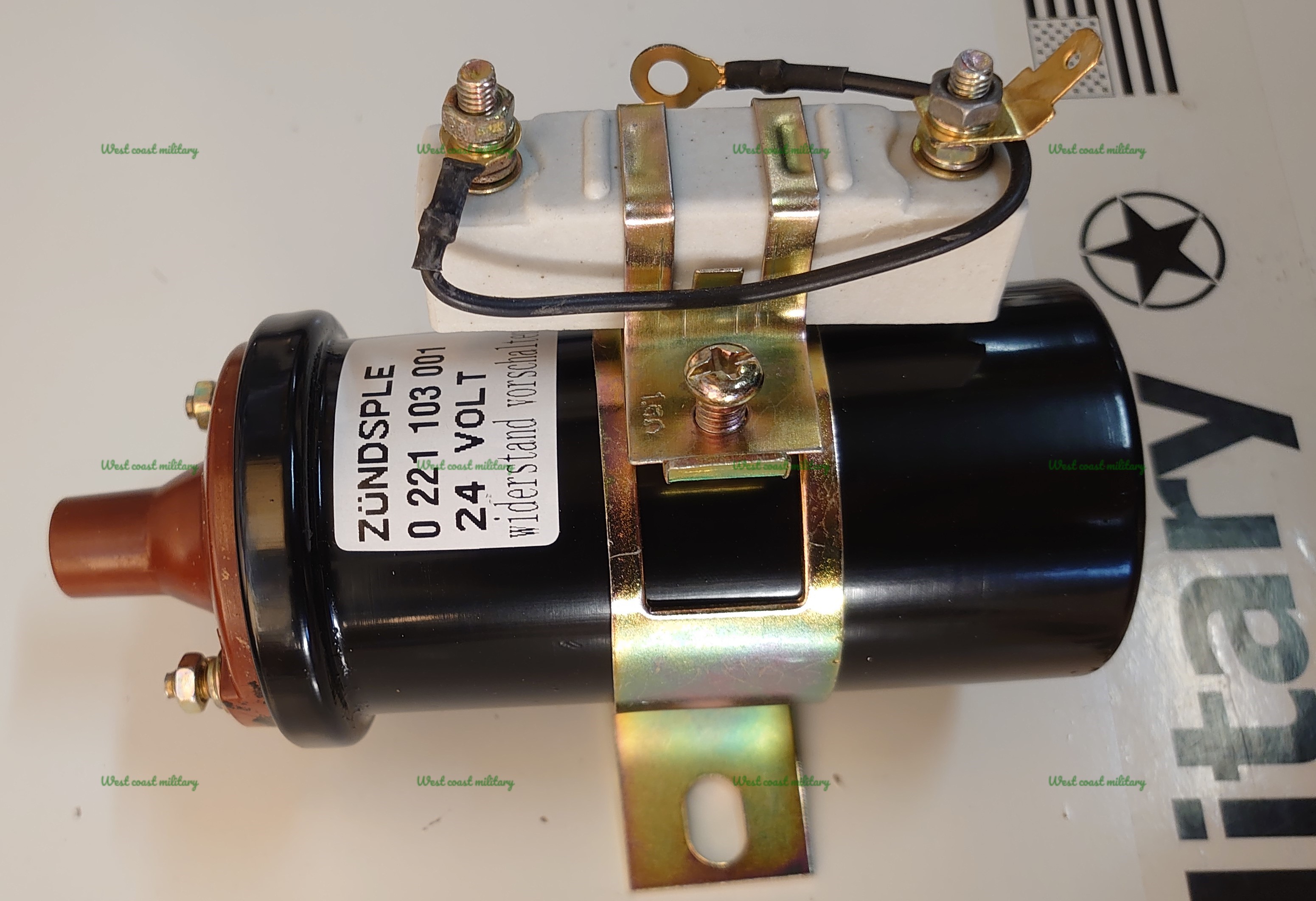 Ignition coil 24V West coast military