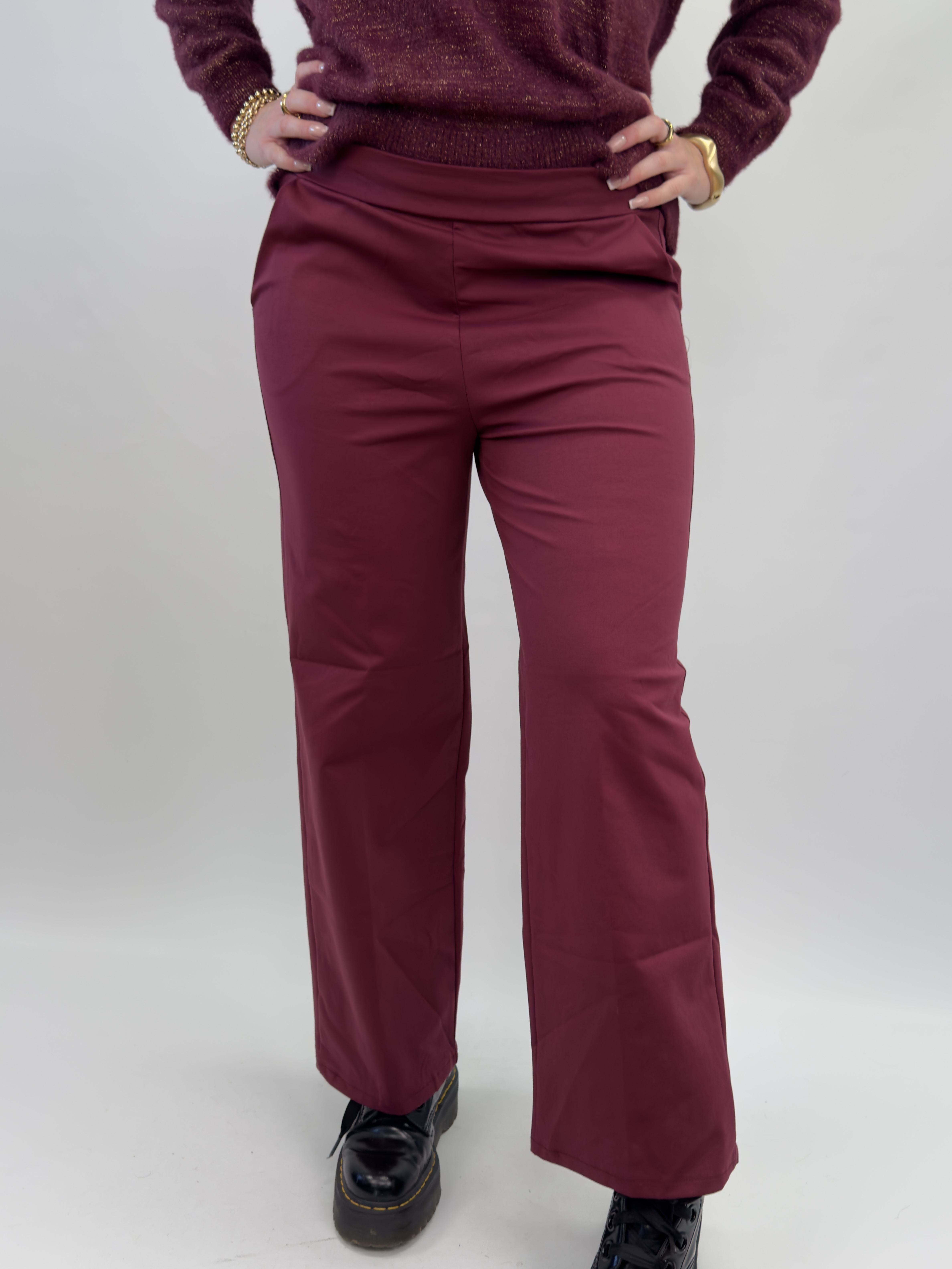 Tailored stretch pants - 3
