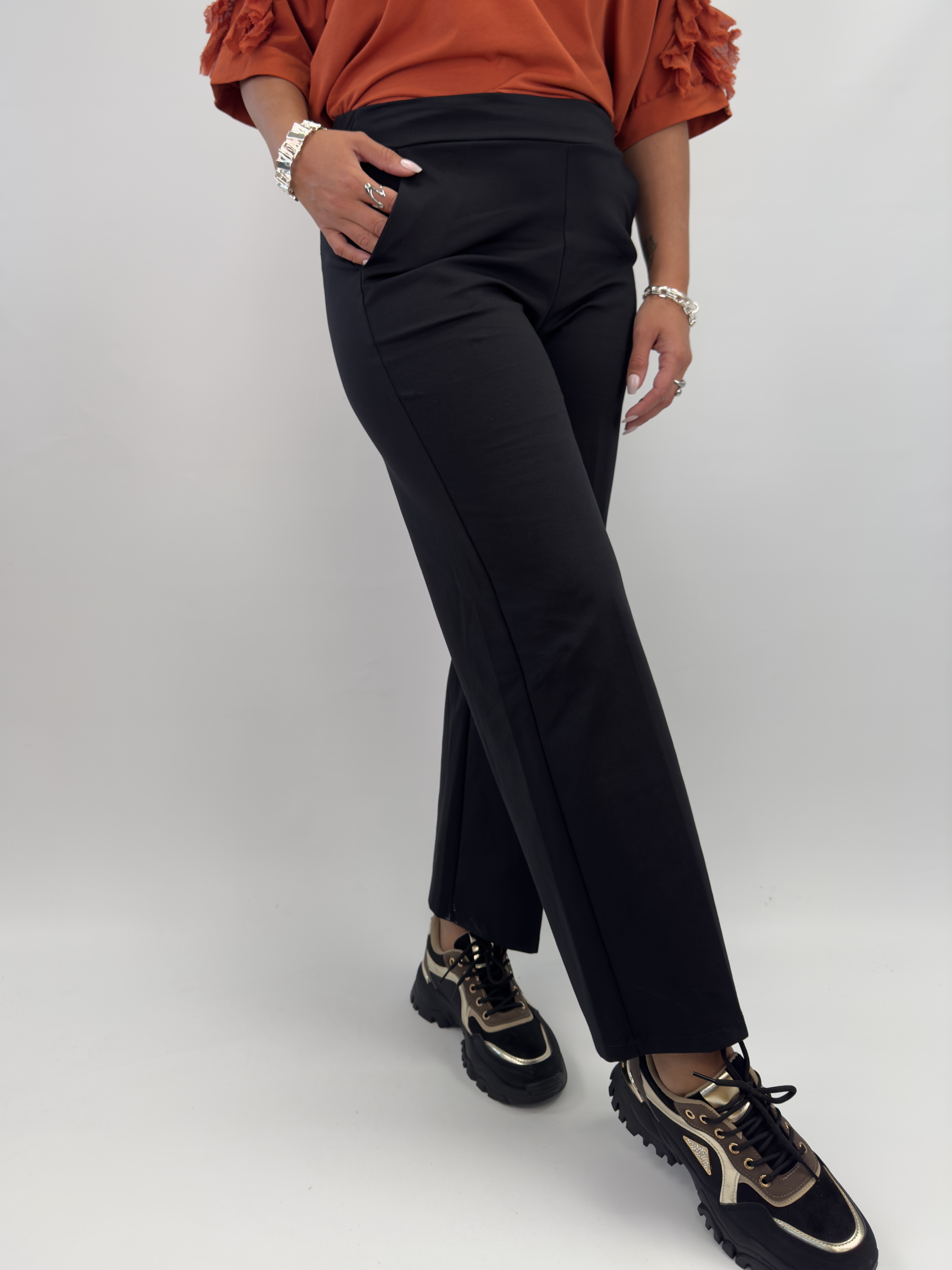 Tailored stretch pants - 5