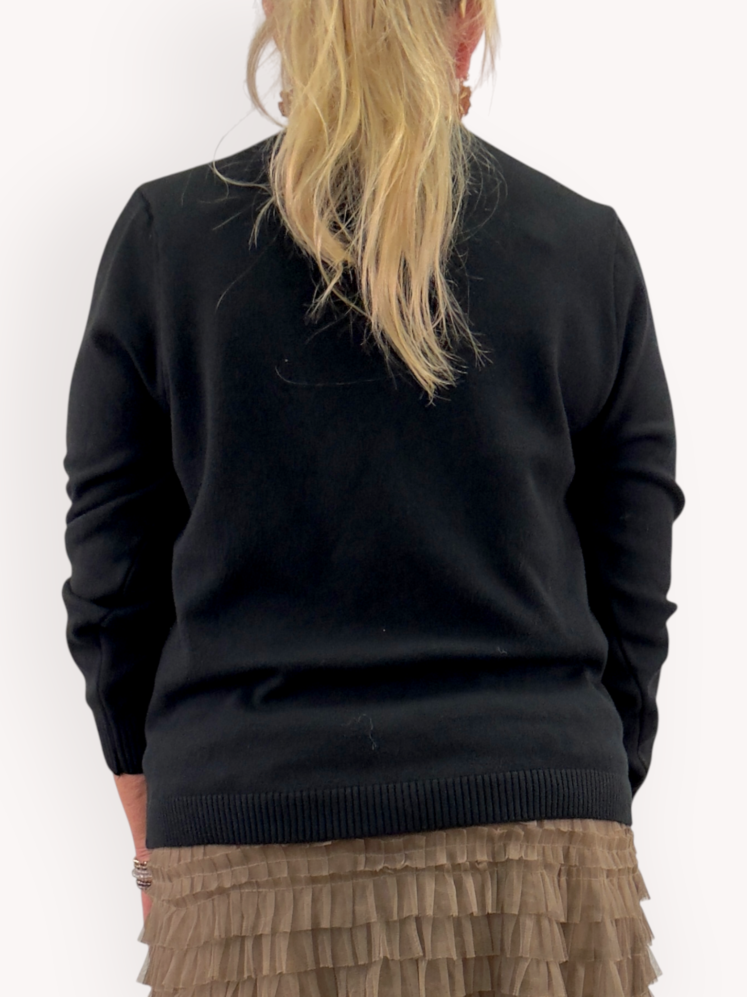 Cardigan with statement buttons - 3