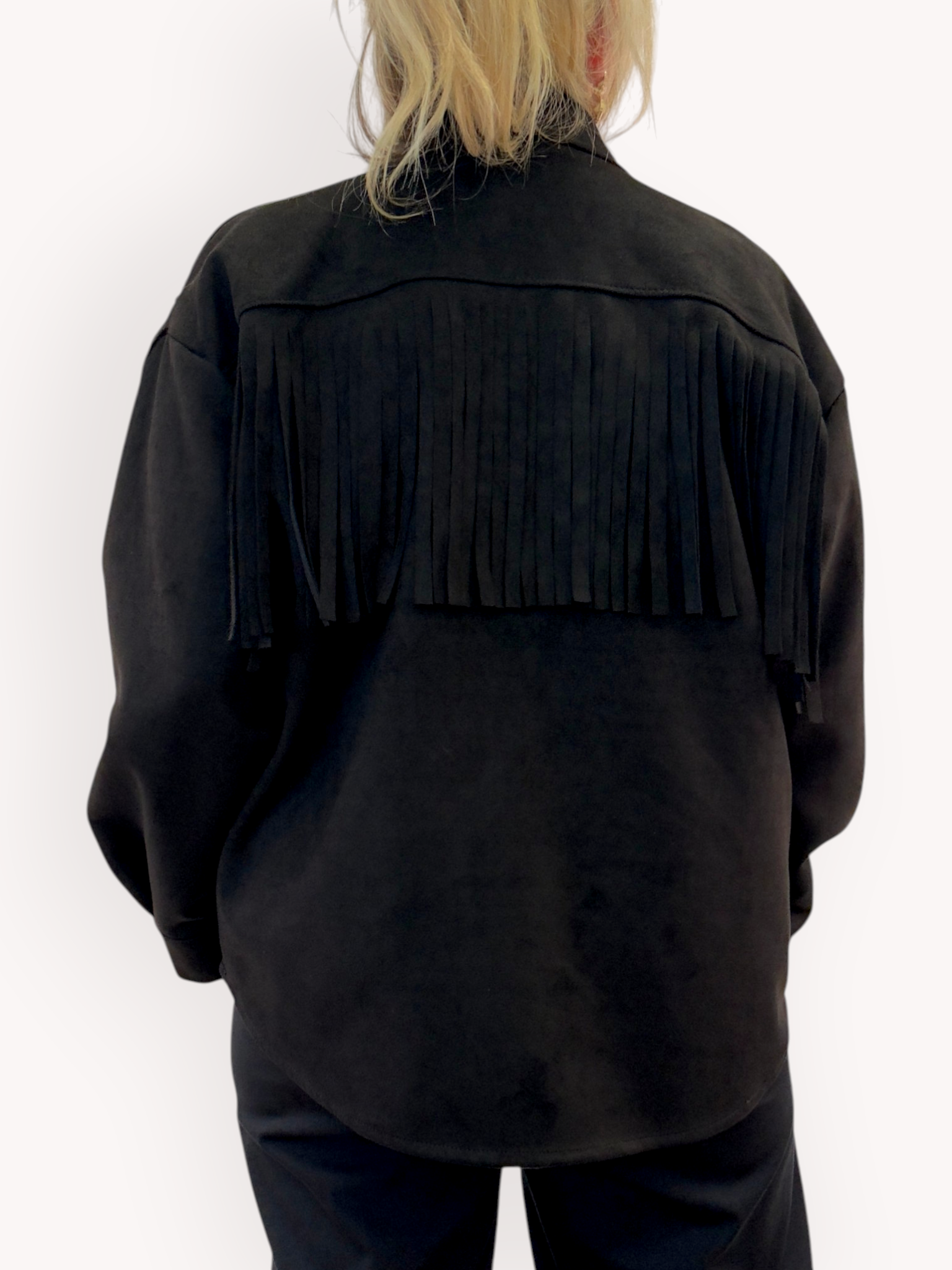 Jacket with fringe and studs - 4