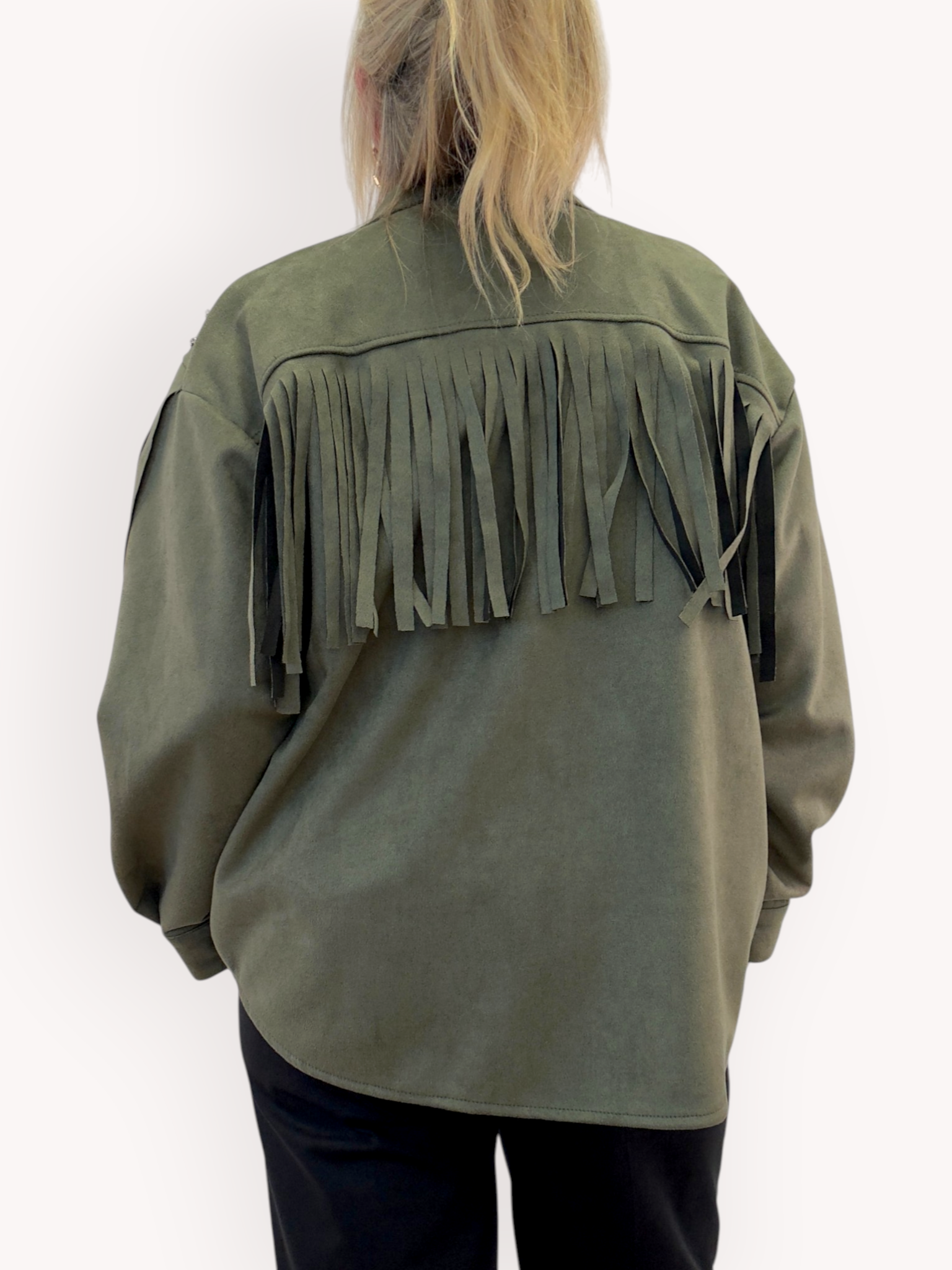 Jacket with fringe and studs - 3