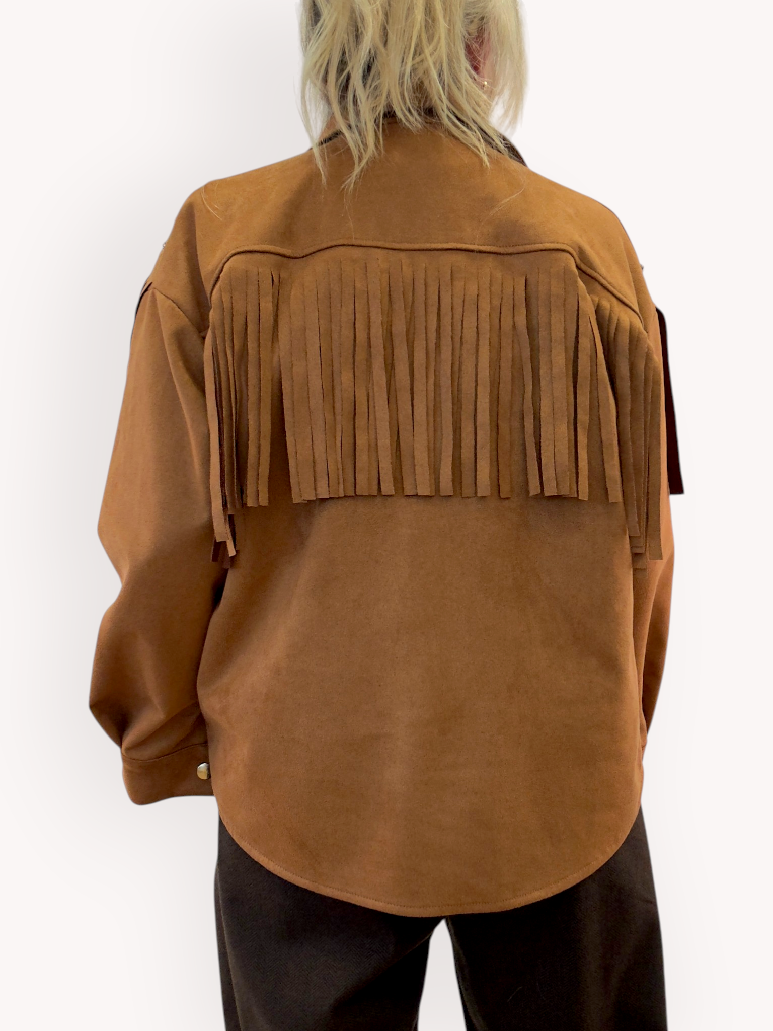 Jacket with fringe and studs - 3