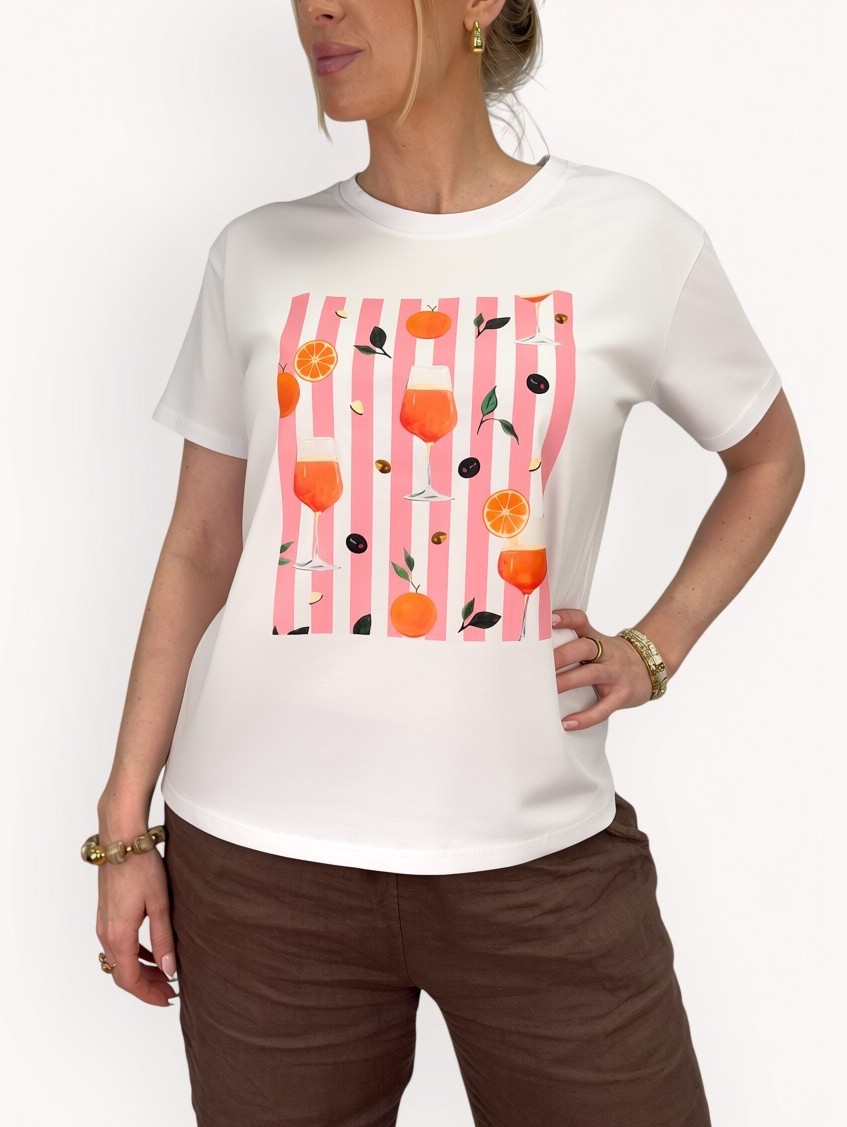 T-shirt med tryck