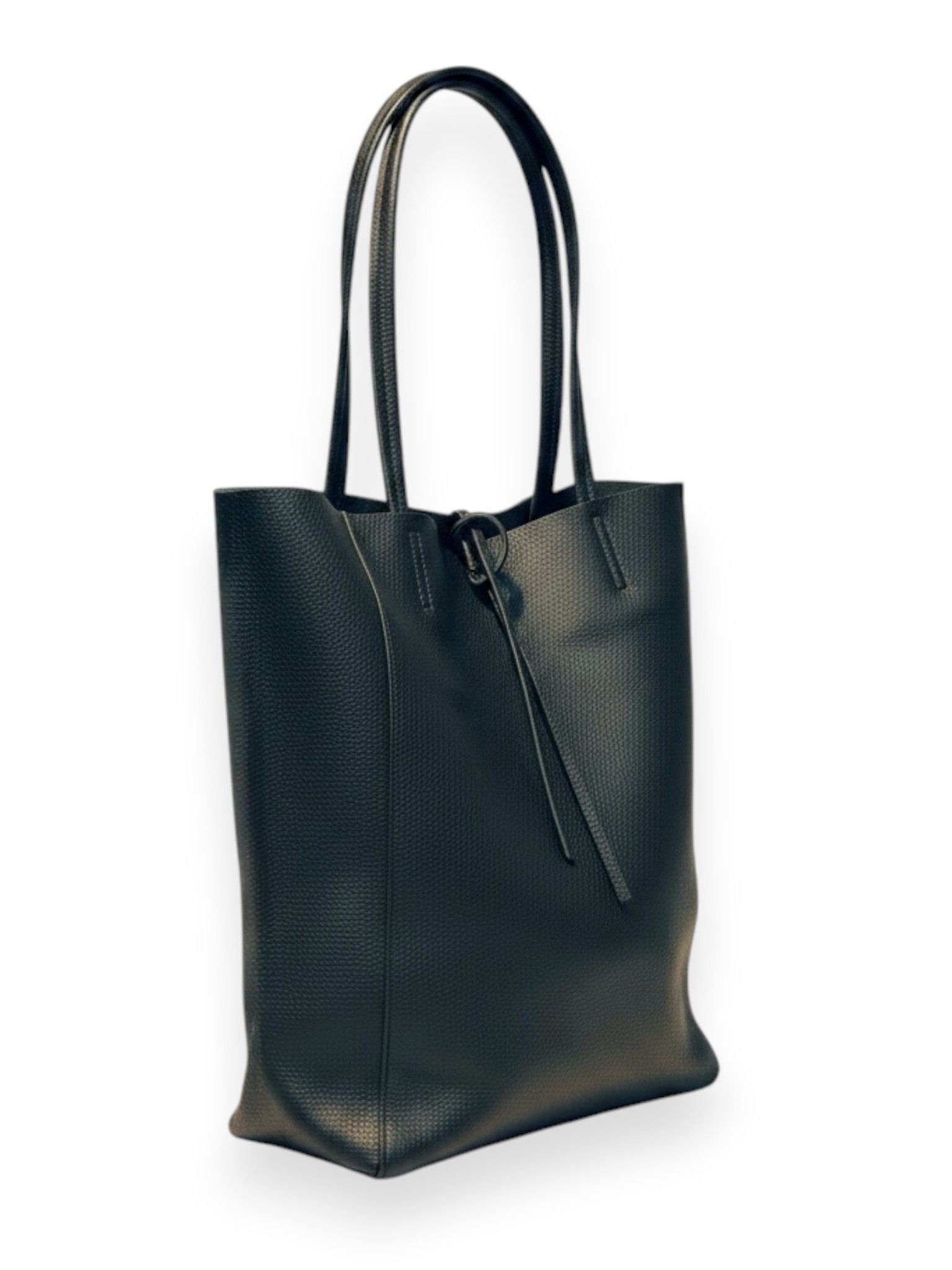 Shoulder bag with tie strap