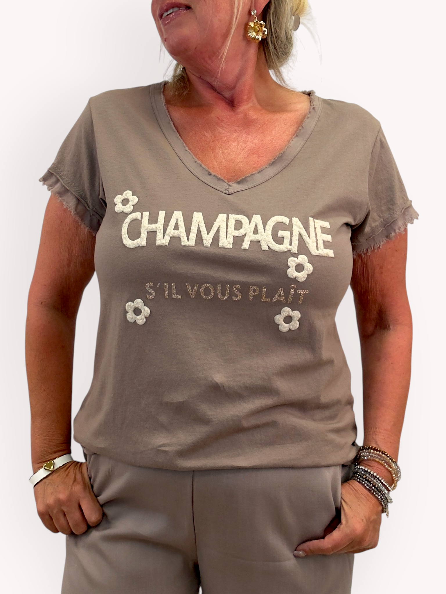 T-shirt med patch - 2