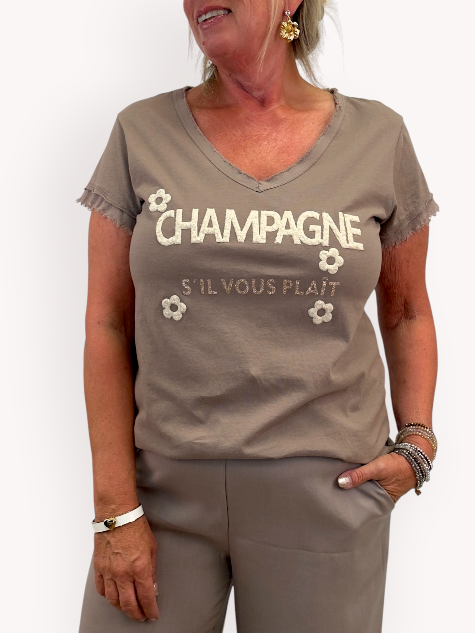 T-shirt med patch