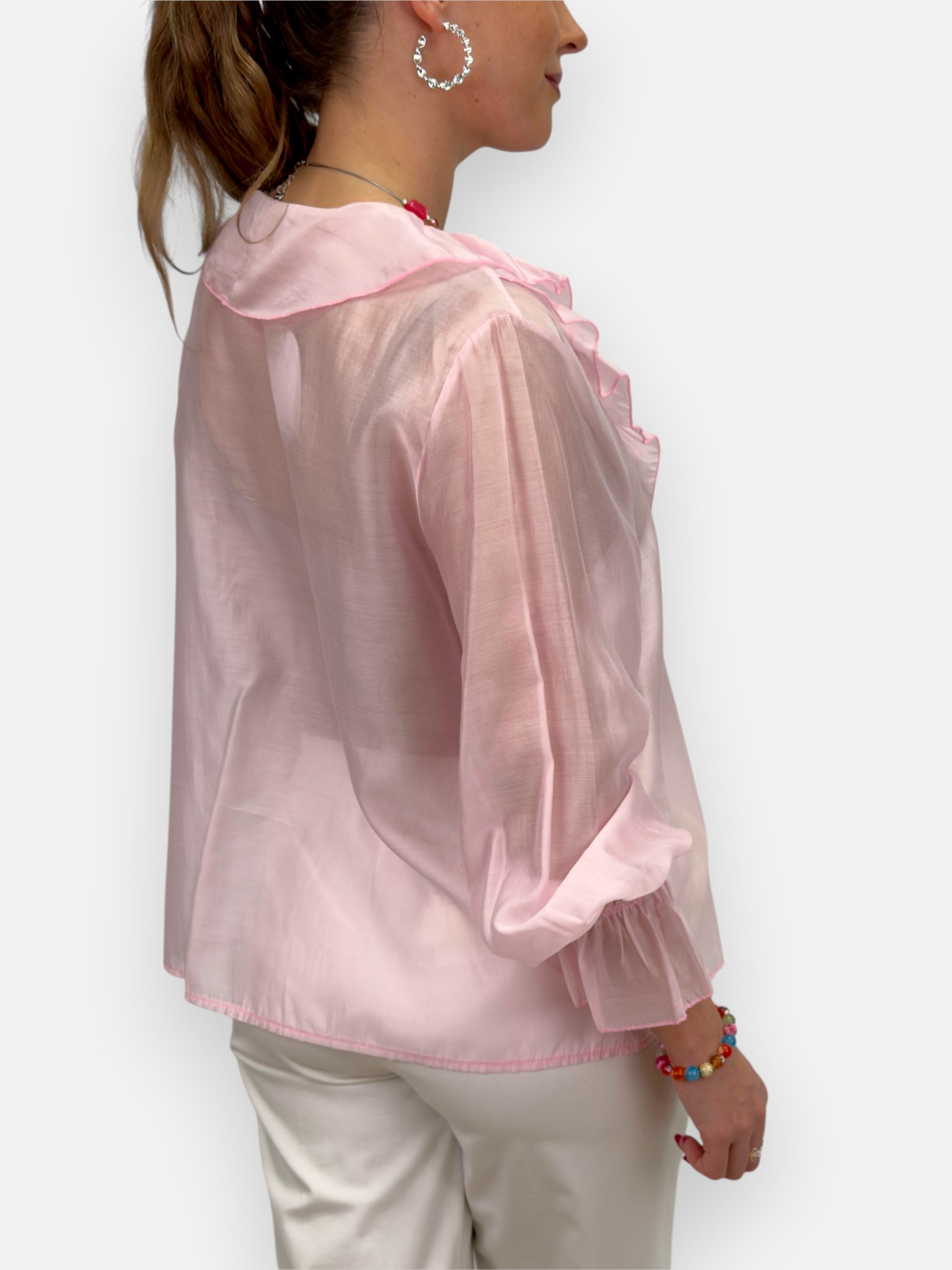 Blus med volanger - 2