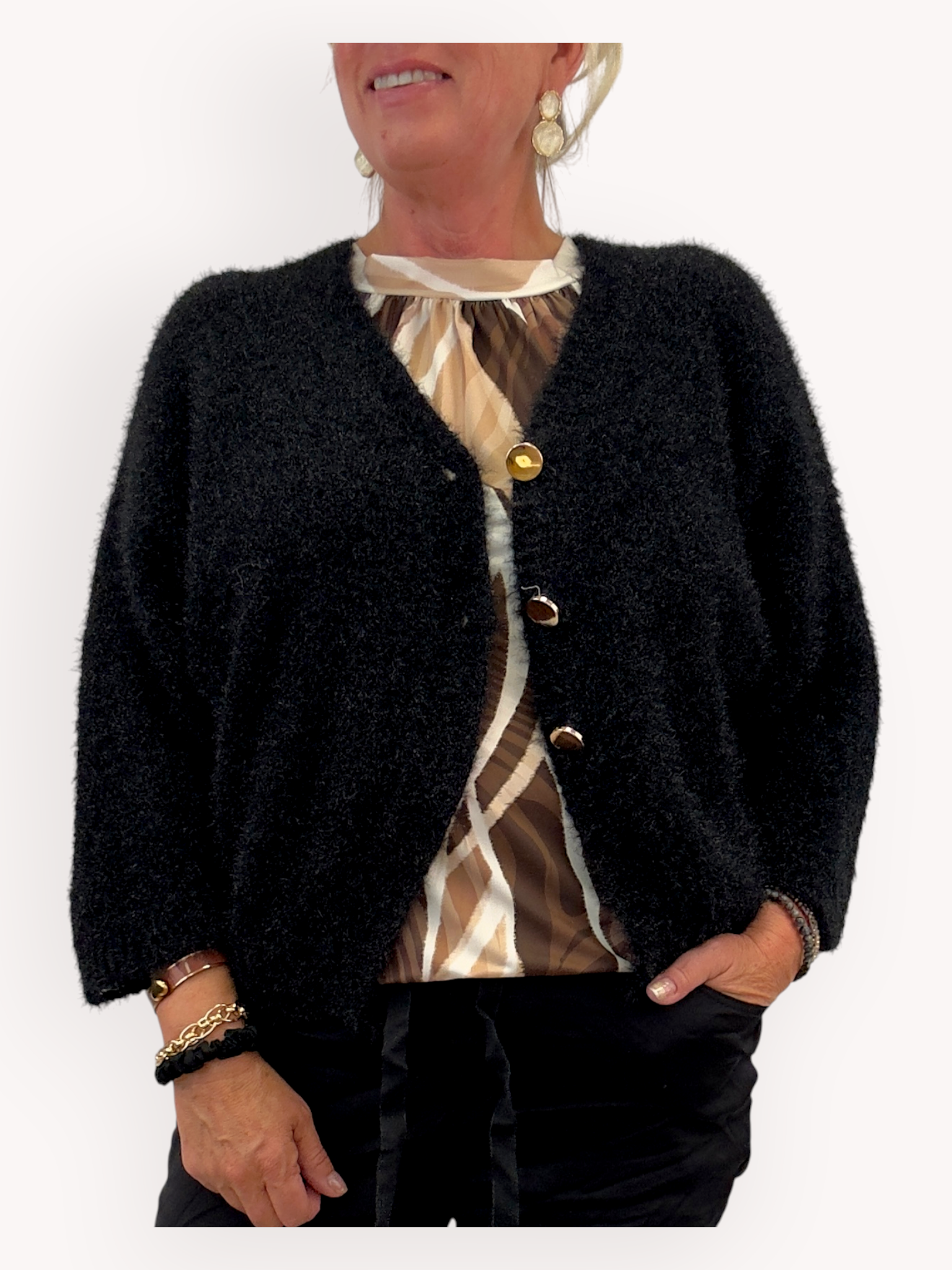 Knitted cardigan - 2
