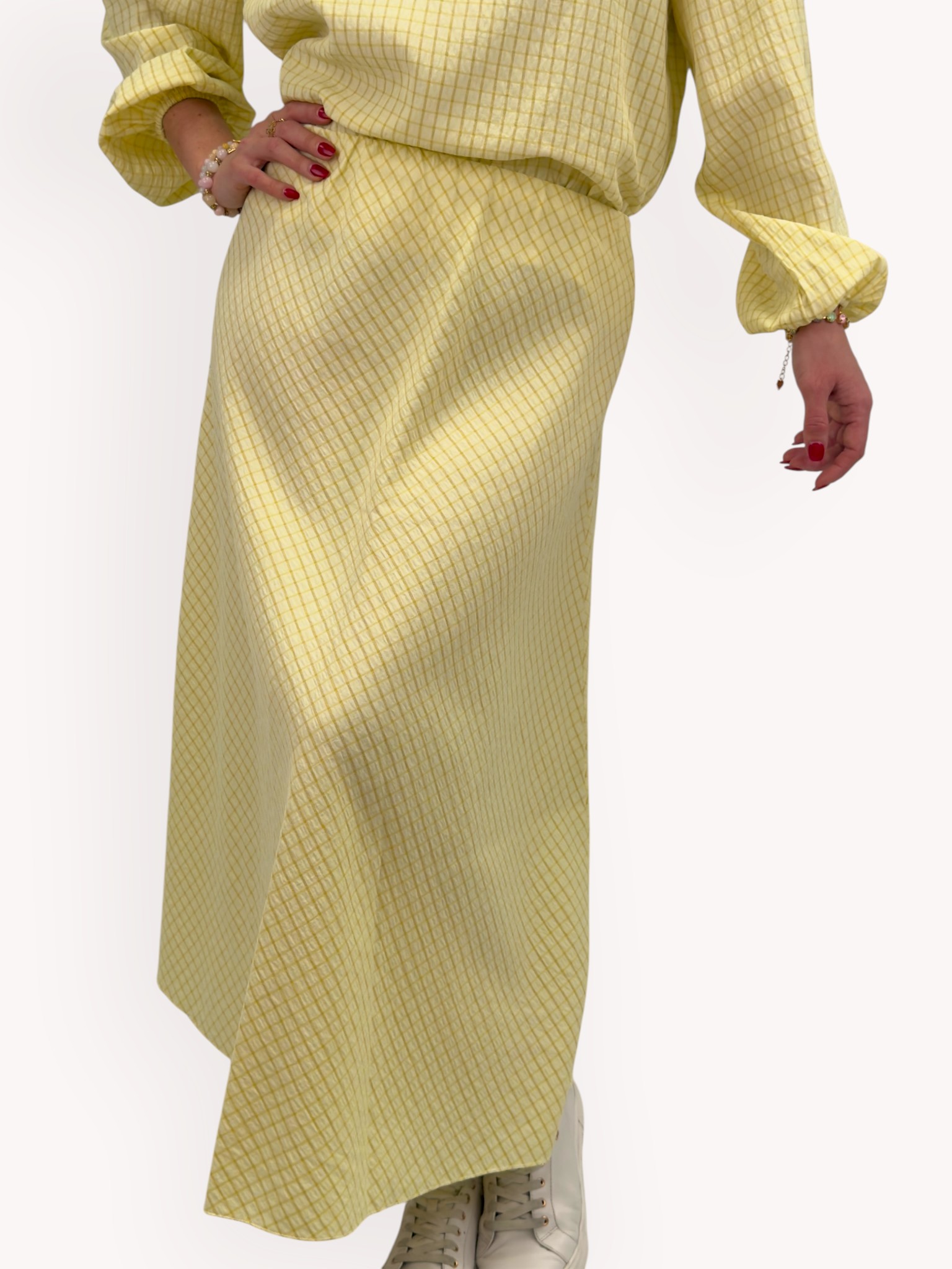 Jacquard woven maxi skirt - 4