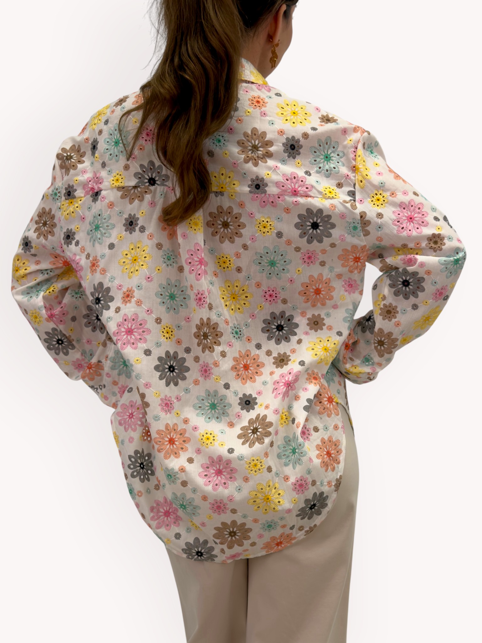 Skjorta med broderi - 3