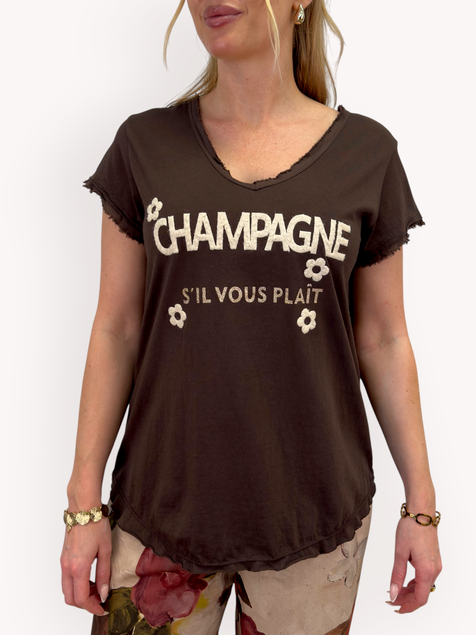 T-shirt med patch