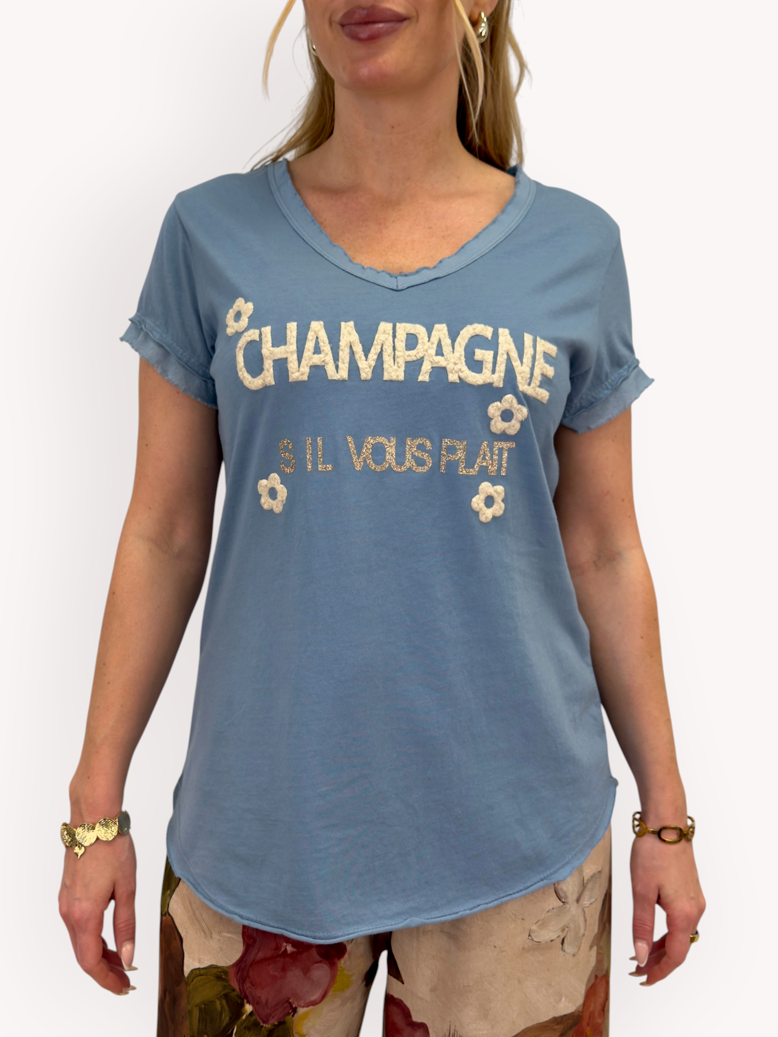 T-shirt med patch