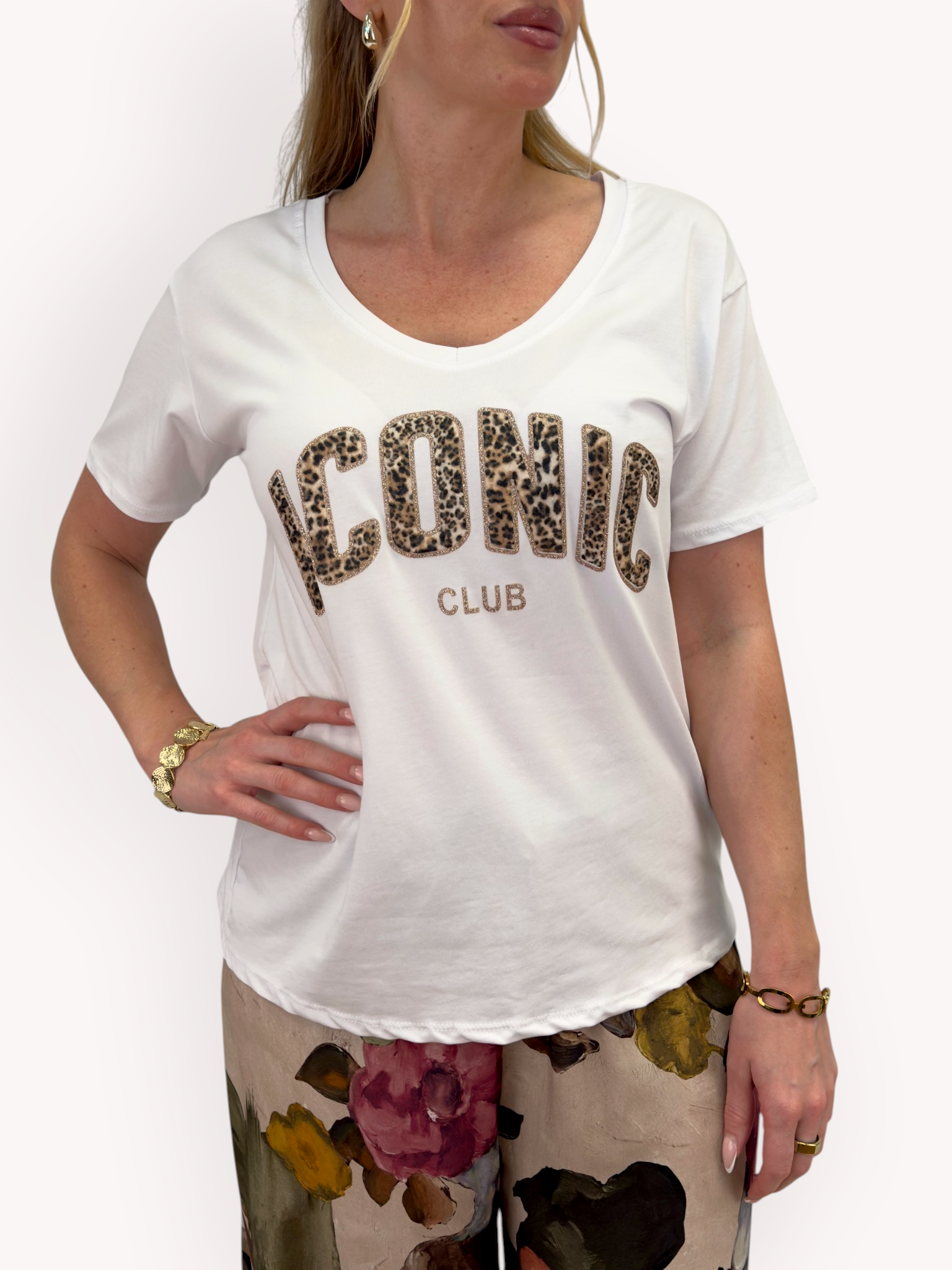 T-shirt with patch