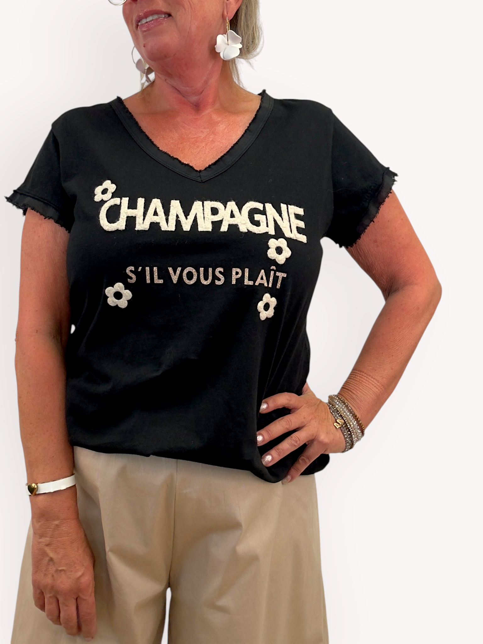 T-shirt med patch - 2
