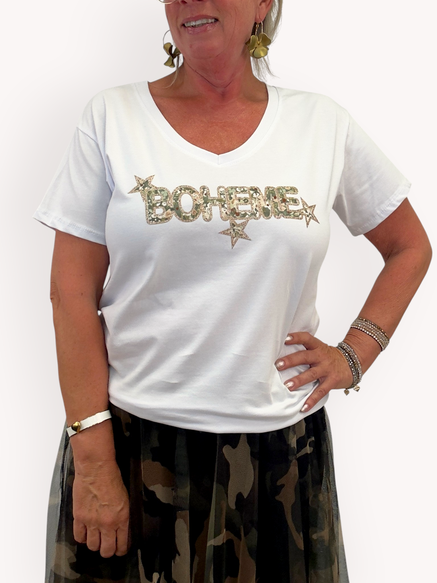 T-shirt med tryck