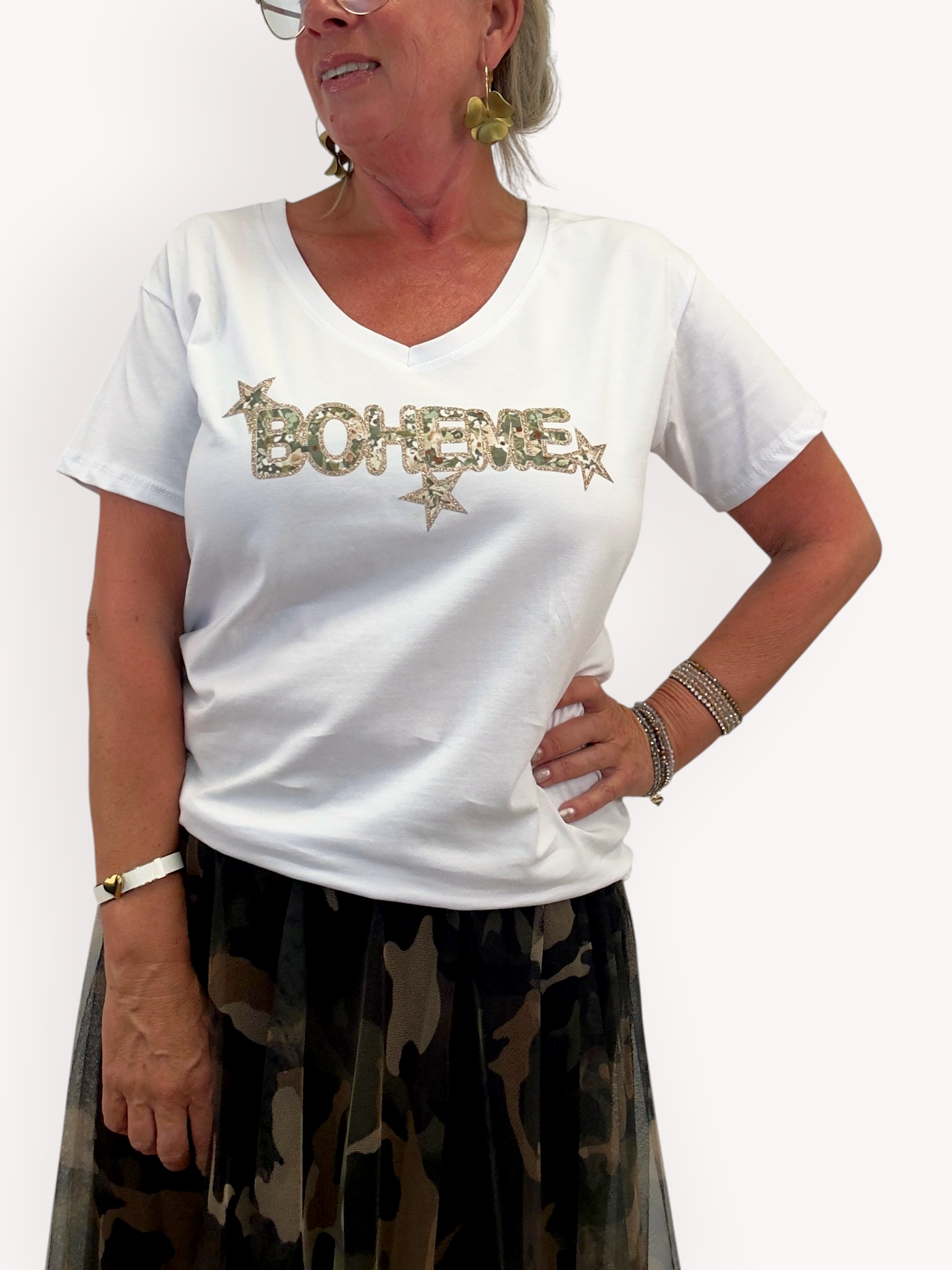T-shirt med tryck - 2