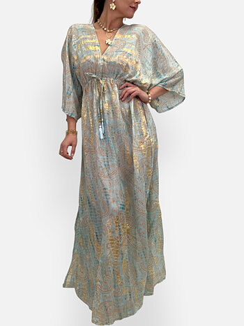 Silk maxi dress