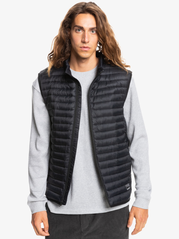 Quiksilver Scaly Body Warmer Black - 3