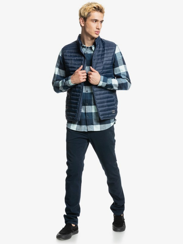 Quiksilver Scaly Body Warmer Vest Navy Blazer - 7