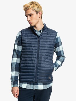 Quiksilver Scaly Body Warmer Vest Navy Blazer