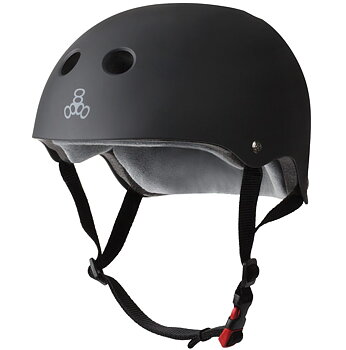 Triple 8 The Certified Sweatsaver Hjälm Black Rubber