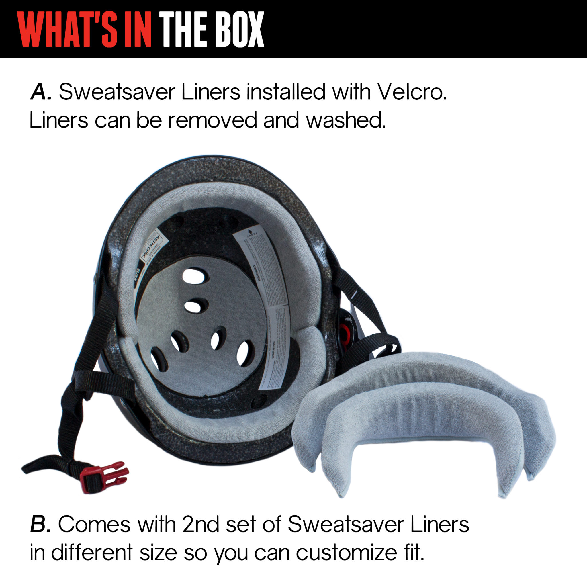 Triple 8 The Certified Sweatsaver Hjälm Black Rubber - 6