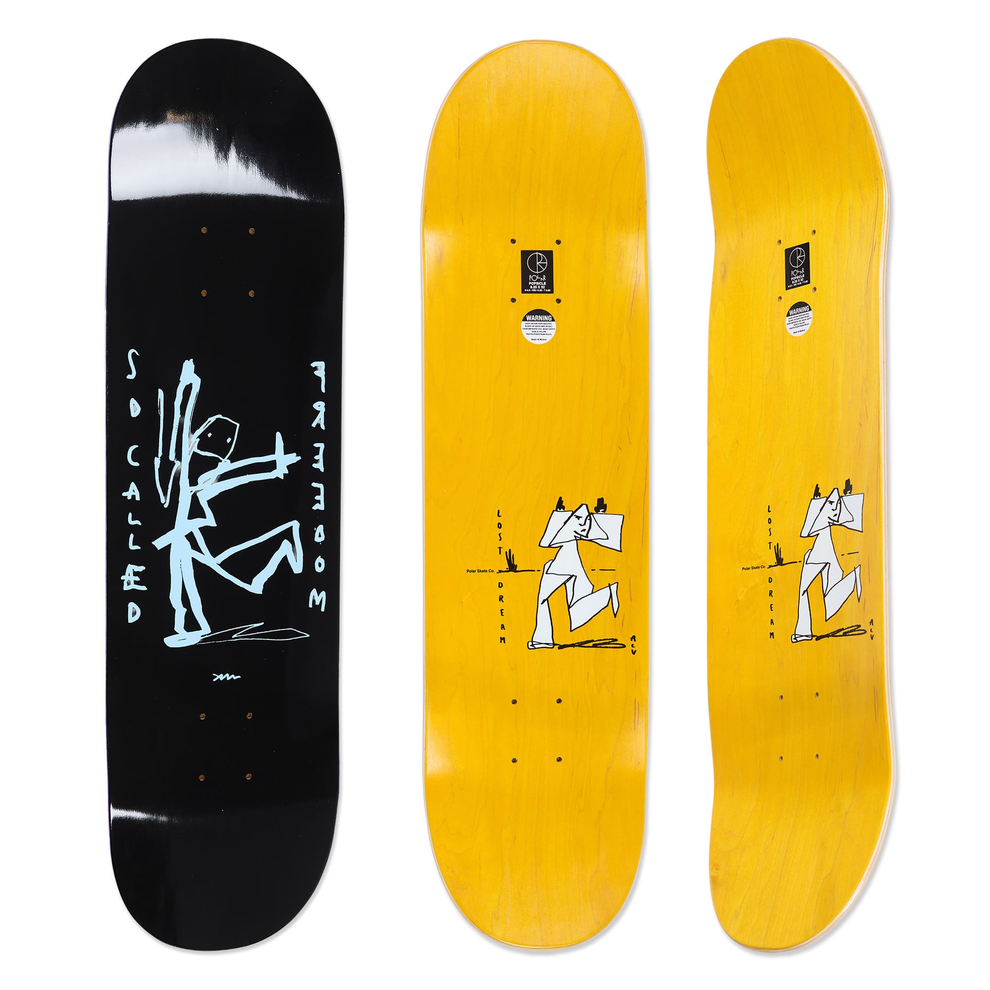 Polar Skate Co. Team / Alv Freedom 9.0" Skateboardbräda