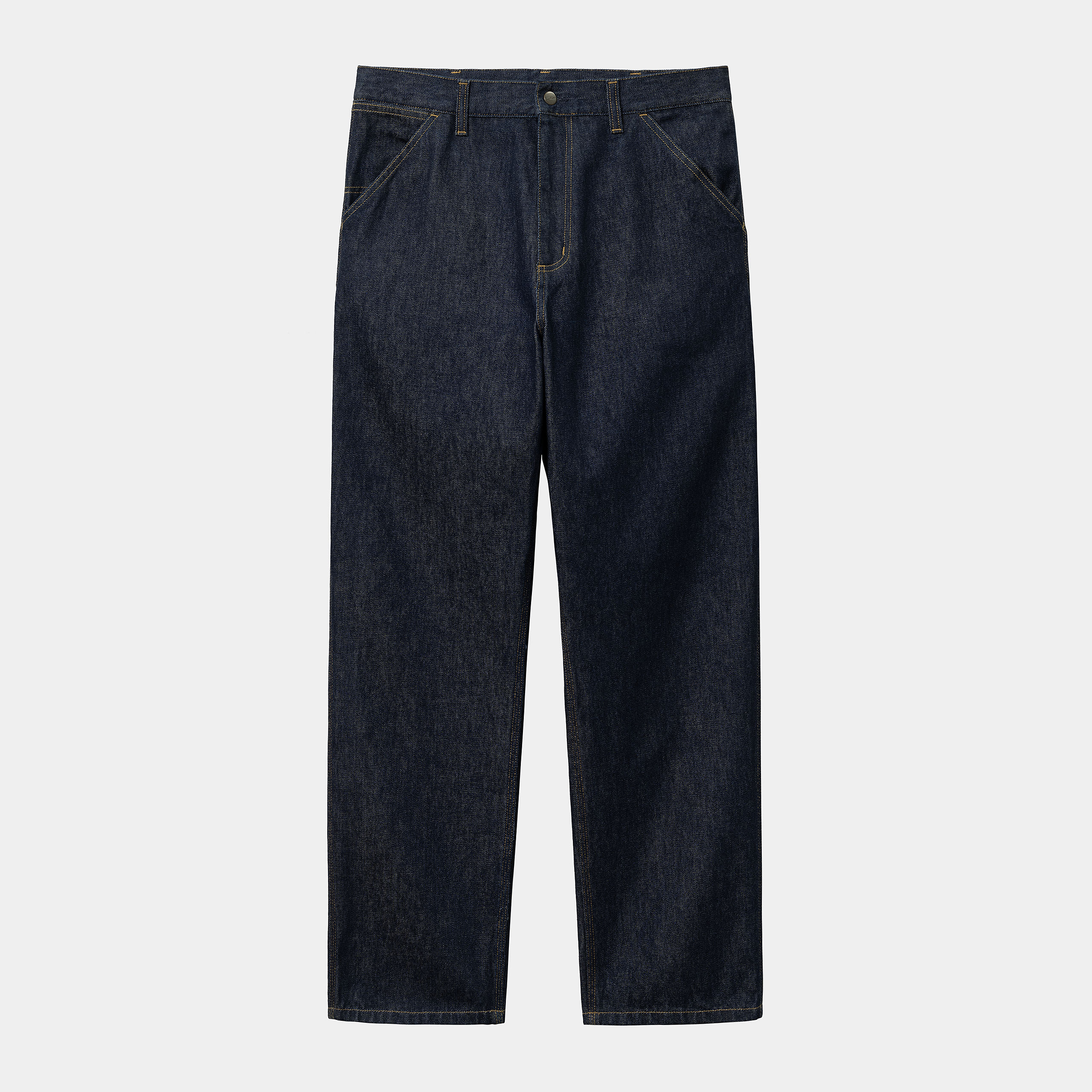 Carhartt WIP Single Knee Blue Rinsed Jeans - 6