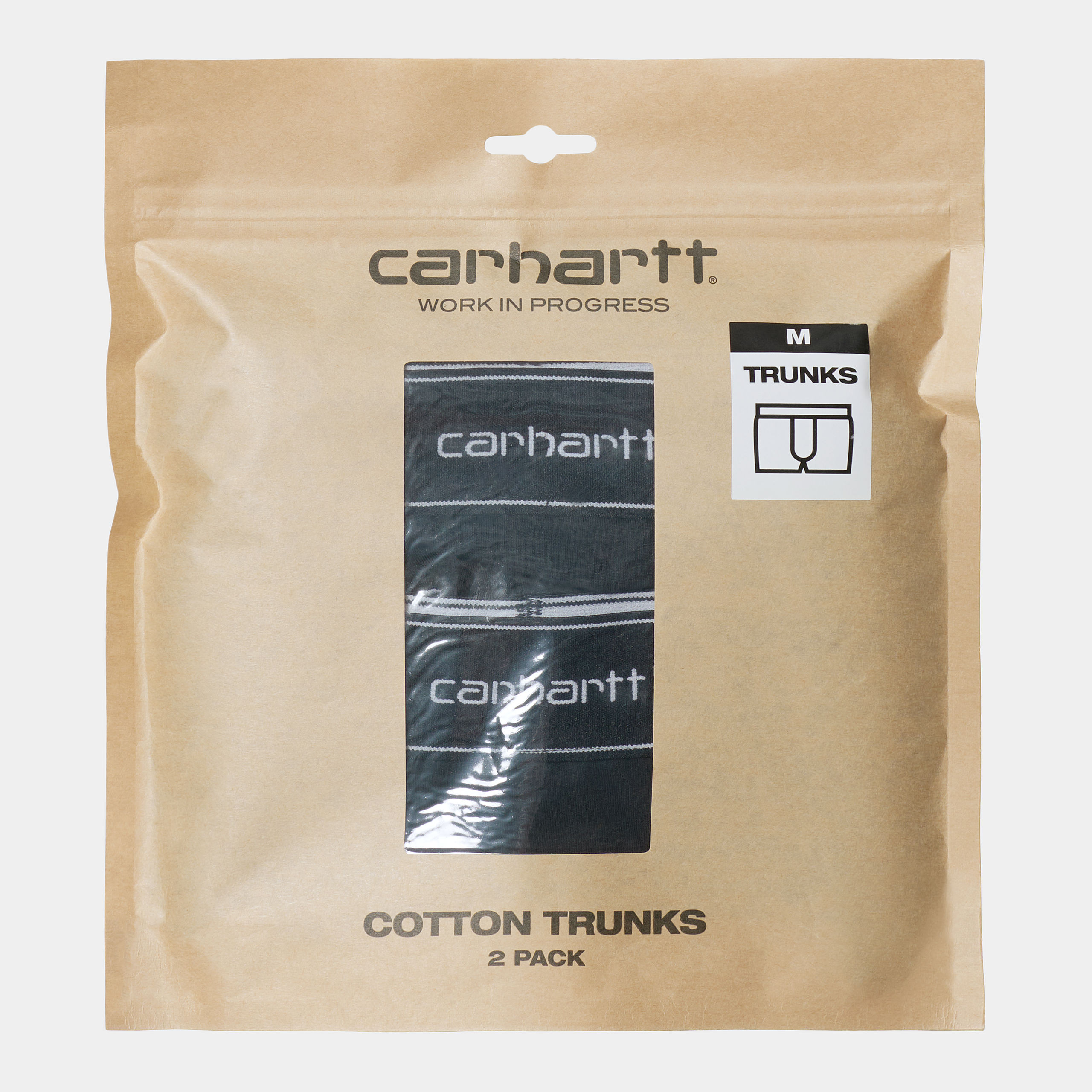 Carhartt Wip 2 pack Boxershorts Black/Black - 3