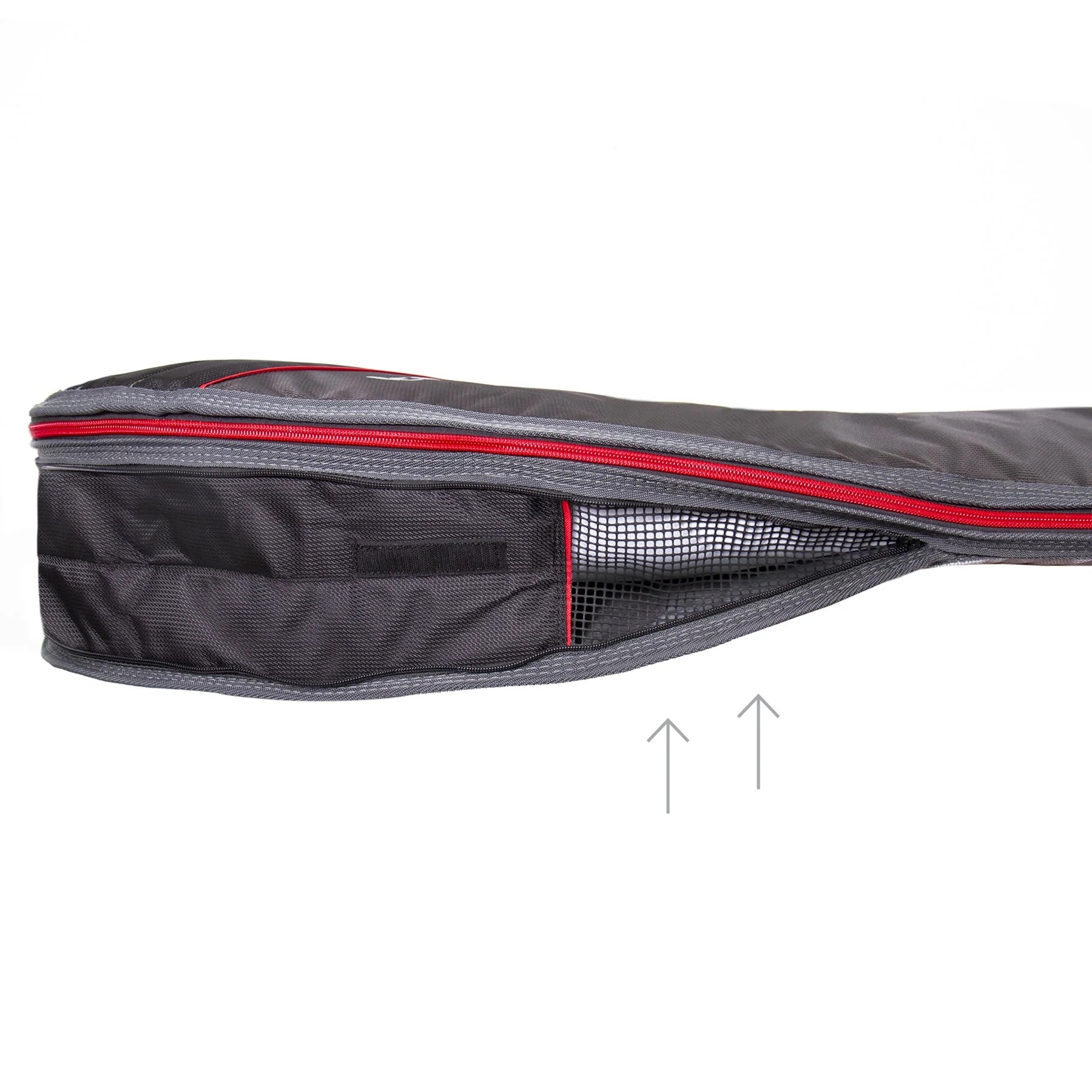 Ocean & Earth Aircon Fish Board Bag 7,0" Black/ Red - 4