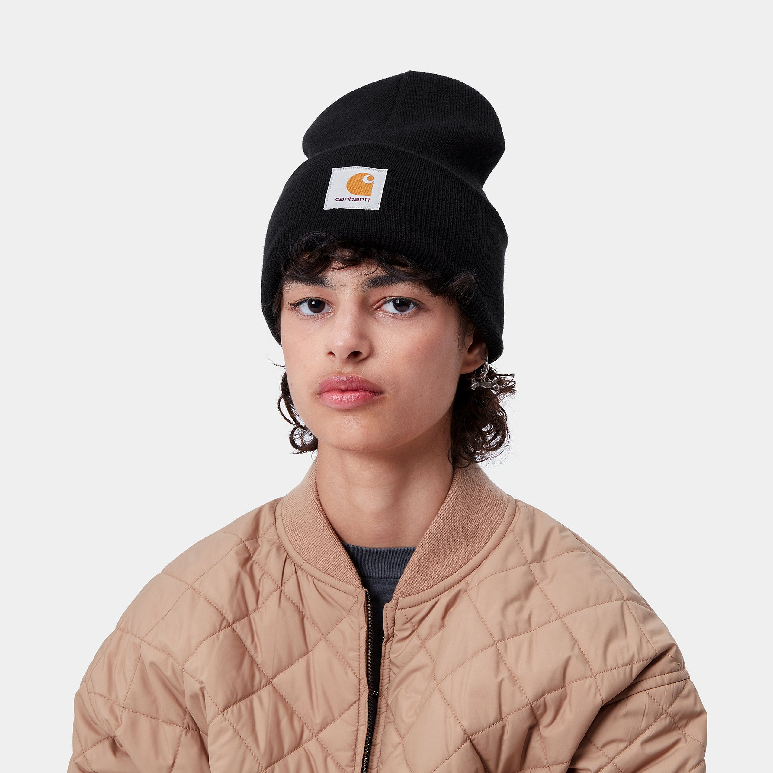 Carhartt WIP Acrylic Watch Hat Black - 3